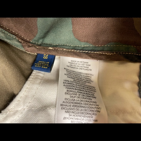 Polo Men’s shorts Camouflage  Hawaiian Theme print - Picture 4 of 10